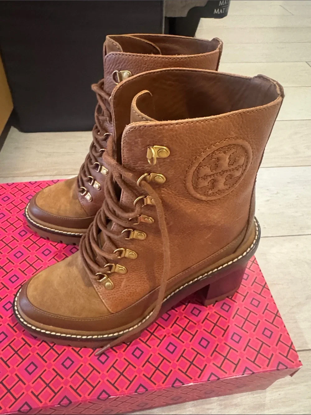 Tory Burch Miller Leather Boots